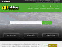 Tablet Screenshot of carsolutionsfl.com